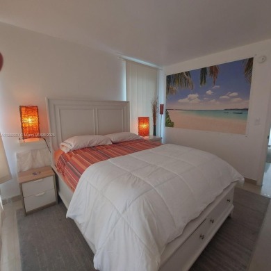 Unit sold fully furnished, 1 block from Collins Avenue, very