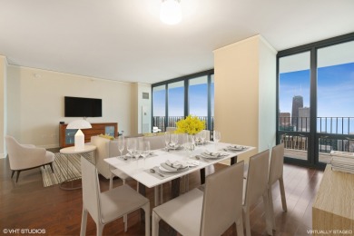 This is a large one bedroom plus den home on the 62nd floor of