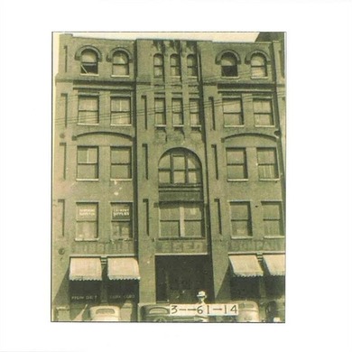 Historic West Bottoms brick build, 5 story, iron front building