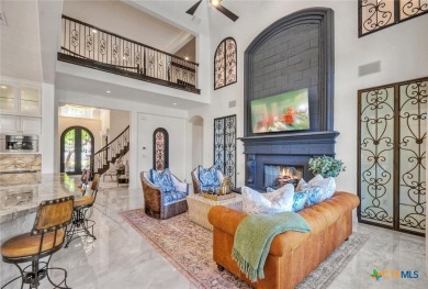 Set on a rare double lot overlooking the scenic Avery Ranch Golf