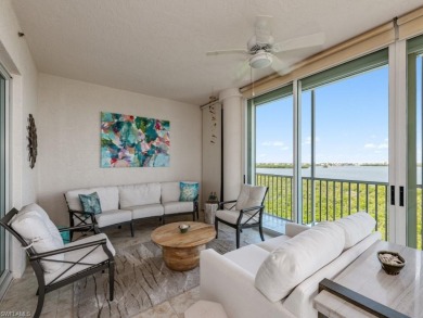 Rising high above Estero Bay, this 7th floor sky home at Bayview