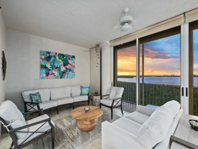 Rising high above Estero Bay, this 7th floor sky home at Bayview