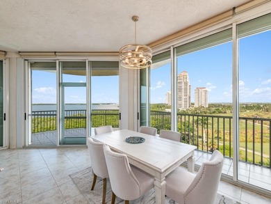 Rising high above Estero Bay, this 7th floor sky home at Bayview