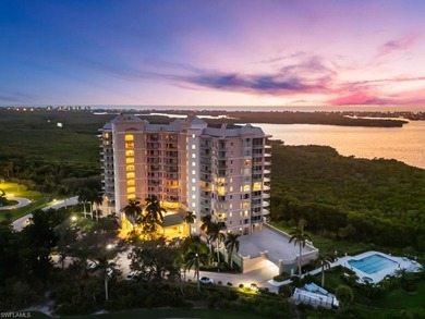 Rising high above Estero Bay, this 7th floor sky home at Bayview