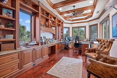 One of a Kind custom estate home on a point lot with turning