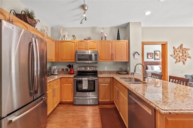 Enjoy expansive mountain and river views from this bright