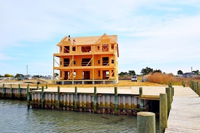 Waterfront, 3714 square foot home with an elevator, a