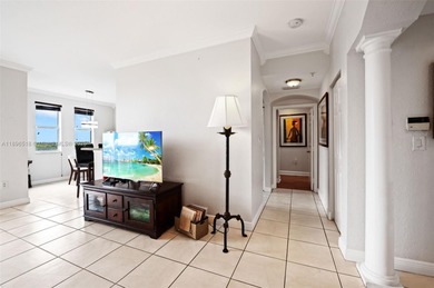 Bathed in natural light, this spacious 7th-floor split 2BR/2BA