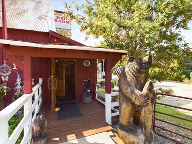 This vintage historical Red Barn in Douglas City, CA, offers a