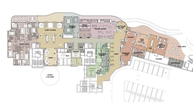 Residence 401A is a rare southwest corner 4BR + Den, 4.5BA home