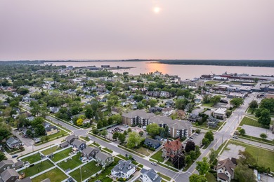 The Historic Hovey House mansion at 318 Houston Avenue is a