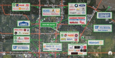 Excellent location! Great stucco retail building divided in 2