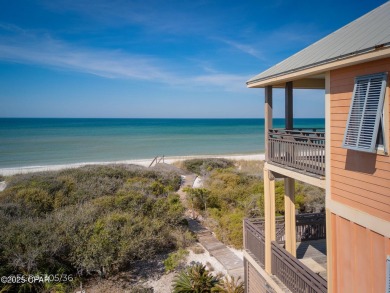 This stunning Gulf-front home on the north end of Cape San Blas