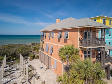 This stunning Gulf-front home on the north end of Cape San Blas