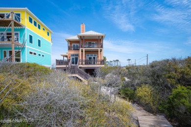 This stunning Gulf-front home on the north end of Cape San Blas
