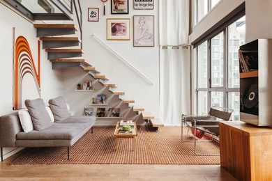 A true showpiece loft with undeniable cool factor. This rare