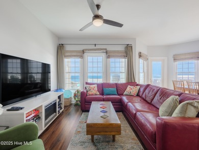 This stunning oceanfront home in North Topsail Beach offers 5