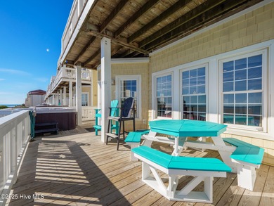 This stunning oceanfront home in North Topsail Beach offers 5