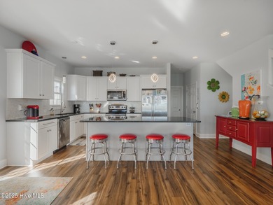 This stunning oceanfront home in North Topsail Beach offers 5