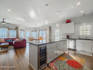 This stunning oceanfront home in North Topsail Beach offers 5