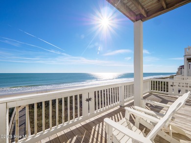 This stunning oceanfront home in North Topsail Beach offers 5