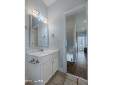 This stunning oceanfront home in North Topsail Beach offers 5