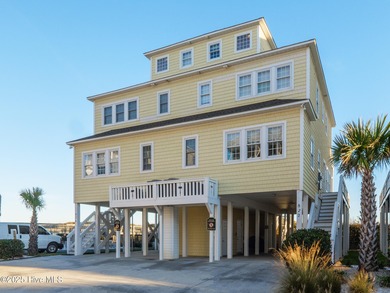 This stunning oceanfront home in North Topsail Beach offers 5