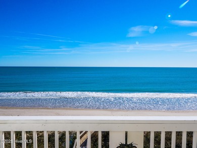 This stunning oceanfront home in North Topsail Beach offers 5