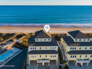 This stunning oceanfront home in North Topsail Beach offers 5