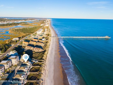 This stunning oceanfront home in North Topsail Beach offers 5