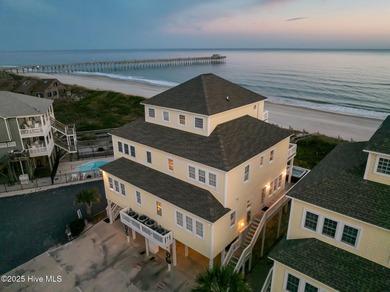 This stunning oceanfront home in North Topsail Beach offers 5