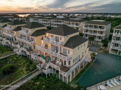 This stunning oceanfront home in North Topsail Beach offers 5