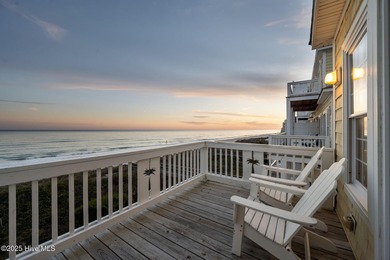 This stunning oceanfront home in North Topsail Beach offers 5