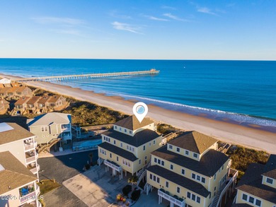 This stunning oceanfront home in North Topsail Beach offers 5