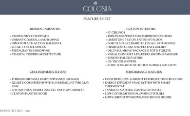 Oceanfront GATED living at its finest! Welcome to the Colonia