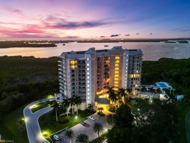Rising high above Estero Bay, this 7th floor sky home at Bayview