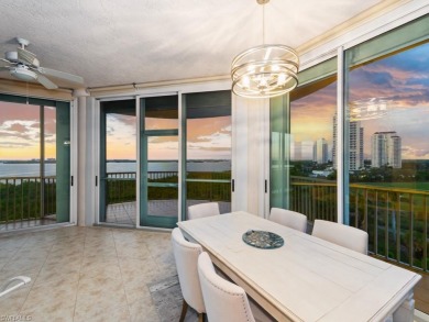 Rising high above Estero Bay, this 7th floor sky home at Bayview
