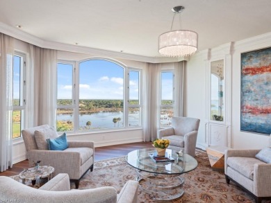 Rising high above Estero Bay, this 7th floor sky home at Bayview
