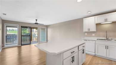 Beautiful condo with a walk-out ground-level deck and two steps