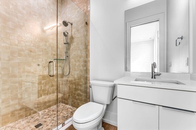 This new construction, six-bedroom, six-bathroom Gulf-front home