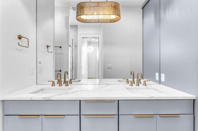 This new construction, six-bedroom, six-bathroom Gulf-front home