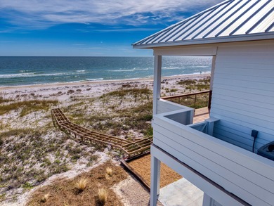 This new construction, six-bedroom, six-bathroom Gulf-front home