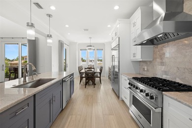 Built in 2021, this modern Mediterranean villa style home with