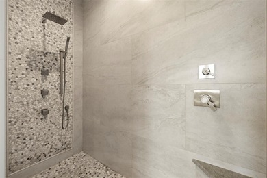 Built in 2021, this modern Mediterranean villa style home with