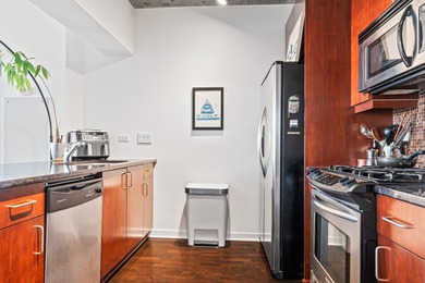 This bright and modern corner one bedroom unit at The Vetro
