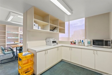 Space is currently configured as a large office with storage