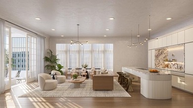 ''Lining Alys Beach's 'Main Street' leading from its town center