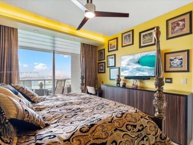 Spectacular bay, ocean & Miami Beach skyline views from this