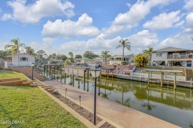 This intracoastal access canal front home presents endless