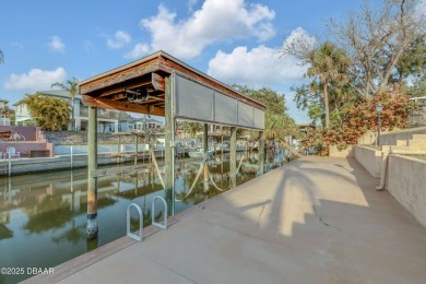 This intracoastal access canal front home presents endless